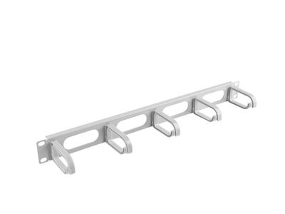 LANBERG 19" PANEL PRO SPRÁVU KABELŮ 5 KROUŽKŮ - TYP B 1U ŠEDÝ