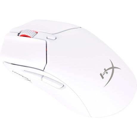 HyperX Pulsefire Haste 2 Mini/Herní/Optická/Pro praváky/26 000 DPI/Drátové/Bezdrátové/Bílá