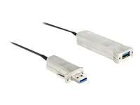 Sada kabelů USB - aktivní, křídlové šrouby - černá