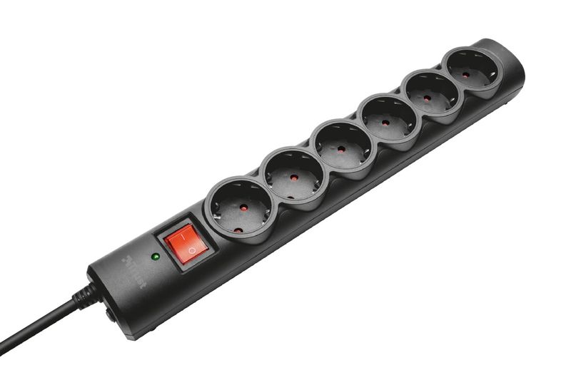 Trust 6-port surge guard eu