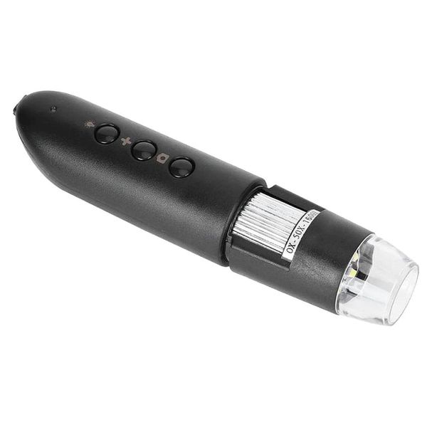 W-Star Digitální mikroskop WIFI UMW1200S, HD 1000x přísvit černá USB iOS android