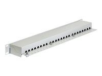 Propojovací panel - CAT 6 - RJ-45 X 24 - světle šedá - 1U - 19"