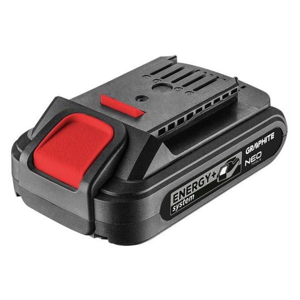 GRAPHITE ENERGY+, Baterie 18V, Li-Ion 2.0Ah