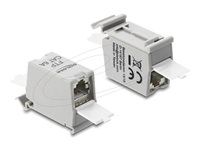 RJ45 Coupler Cat.6A jack to jack with du