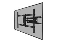 Montážní sada (montáž na zeď) - těžký provoz - pro plochý panel - plný pohyb - černá - velikost obrazovky: 55"-110"