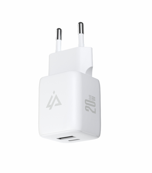 Adaptér USB iPEAX GaN USB/USB-C 90010129 White