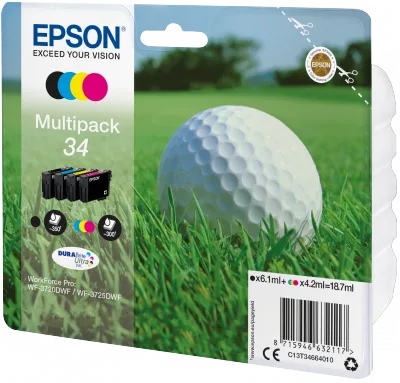 Epson Multipack 4-colours 34 DURABrite Ultra Ink