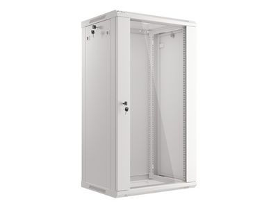 Lanberg 19" racková skříň pro montáž na stěnu 22u/600x450 (flat pack) šedá V2