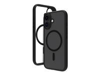 Zadní kryt pro mobilní telefon - kompatibilita s MagSafe - plast - černá - pro Apple iPhone 16