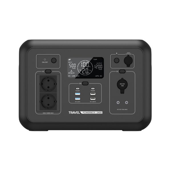 Nabíjecí stanice VOLT Travel Powerbox 2400 1200W
