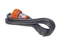 Elektrický kabel - IEC 60320 C19 do AS/NZS 3112 (M) - 15 A - 3.66 m - černá
