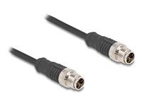 M12 Cable X-coded 8 pin male to male PVC