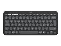 Klávesnice - bezdrátový - Bluetooth LE - QWERTY - Skandinávské (dánština/finština/norština/švédština) - tonal graphite