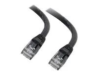 Black - Patch kabel - RJ-45 (M) do RJ-45 (M) - 7.6 m - CAT 6 - lisovaný, provedení bez hrbolků - černá