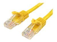 2m Yellow Snagless UTP Cat5e Patch Cable - 45PAT2MYL