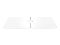 Upevňovací komponent (base plate) - pro podlahový stojan - bílá - velikost obrazovky: 21"-32" - upevnitelné na stojan