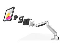 Compulocks Universal Tablet Magnetic Articulating Arm Mount Plus Hub - Montážní sada (stojan) - nastavitelné rameno - pro tablet - univerzální, magnetický - cerná - upevnitelné na stul