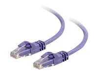 Patch kabel - RJ-45 (M) do RJ-45 (M) - 3 m - UTP - CAT 6 - lisovaný, provedení bez hrbolků, licna - purpurová