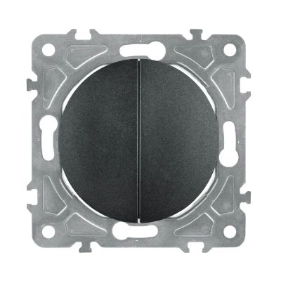 Vypínač ELECTROMALT OVAL OVA1008B černý