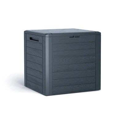 Box zahradní WOODEBOX antracit 58,5 cm - 140L