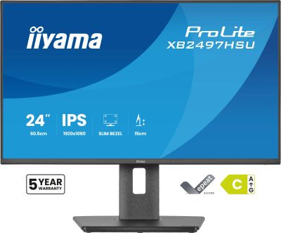 iiyama ProLite/XB2497HSU-B1/23,8"/IPS/FHD/120Hz/4ms/Černá/5R