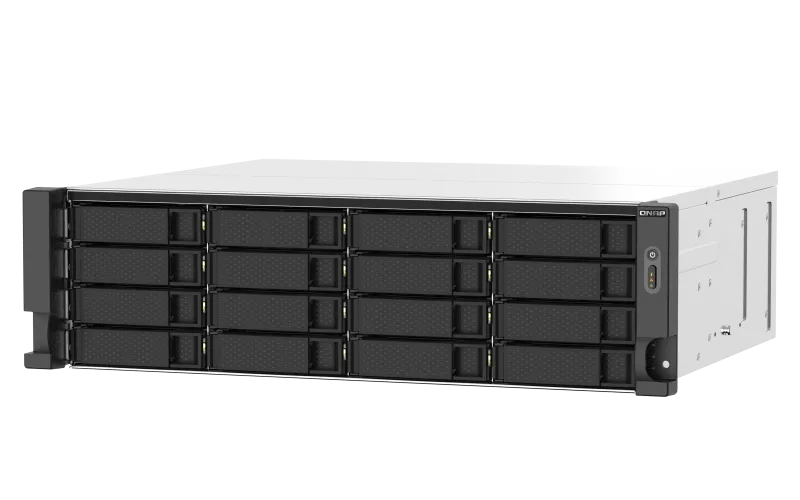 QNAP TS-1673AU-RP-16G (Ryzen V1500B 2,2GHz / 16GB RAM / 16x SATA / 2x 2,5GbE / 2x PCIe / 2x zdroj)