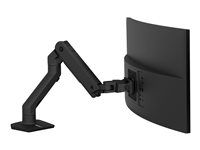 Montážní sada (kloubové rameno, svorka k montáži na stůl, prodlužovací rameno, úchyt průchodky, pivot) - Technologie konstantní síly - pro LCD displej/zahnutý LCD displej - matná čerň - velikost obrazovky: up to 49"