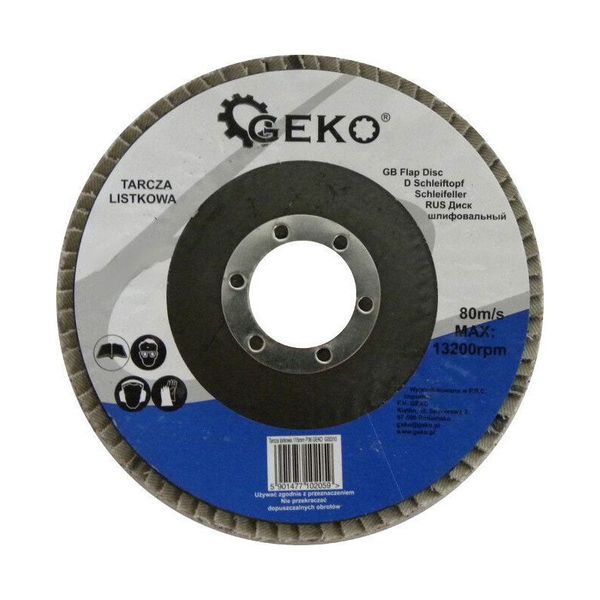 Kotouč na kov lamelový 115mm P100 GEKO G00311