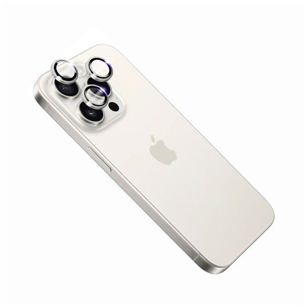 FIXED Sapphire Camera Glass iPhone 15Pro/15PM, sil