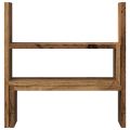 vidaXL Stolový organizér nastav. staré drevo 40x17x41cm kompozit.drevo