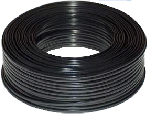 DATACOM Telefonní kabel 6ž. Licna - plochý černý bal.100 m