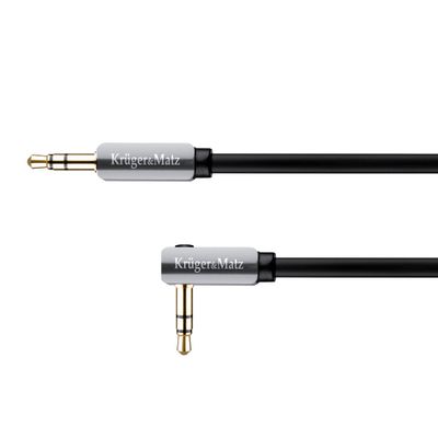 Kabel Jack 3,5mm konektor/Jack 3,5mm konektor 1m KRUGER & MATZ KM0312