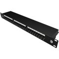 SOLARIX 19" Patch panel 24 x RJ45 CAT5E STP