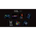 MANTA GAMER, LED Neon plexi dekorace
