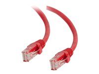 Patch kabel - RJ-45 (M) do RJ-45 (M) - 3 m - UTP - CAT 5e - lisovaný, provedení bez hrbolků, licna - červená