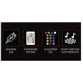 MANTA RGB FLAME, LED Neon plexi dekorace