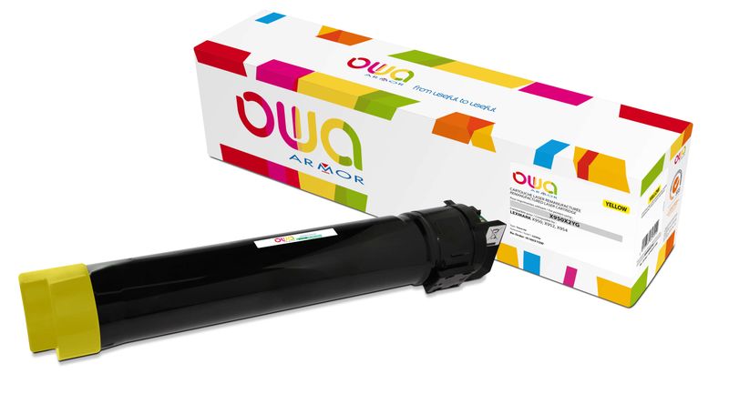 OWA Armor toner kompatibilní s Lexmark X950X2YG, 22000st, žlutá/yellow