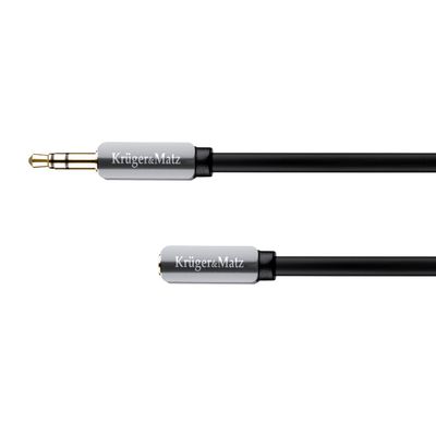 Kabel Jack 3,5 mm konektor/Jack 3,5 mm zdířka 3m KRUGER & MATZ KM0317