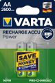 Varta Rechargeable Accu 2 AA 2600mAh R2U