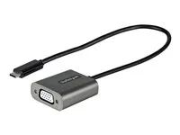 USB C to VGA Converter (CDP2VGAEC) - Video adaptér - USB-C s piny (male) do HD-15 (VGA) se zdířkami (female) - 30 cm - černá - podpora 1200p - pro P/N: MXT101MMHQ45, MXT101MMHQ60, MXT101MMHQ65, MXT101MMHQ70, MXT101MMHQFF, TB4CDOCK