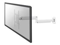 Držák - pro Displej LCD - zdravotní - bílá - velikost obrazovky: 10"-40" - montáž na stěnu