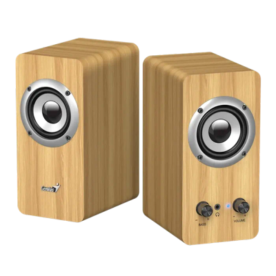 GENIUS SP-HF400 reproduktory, světlé dřevo