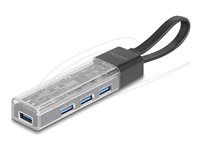 4 Port USB Hub 5 Gbps with USB Type-A or