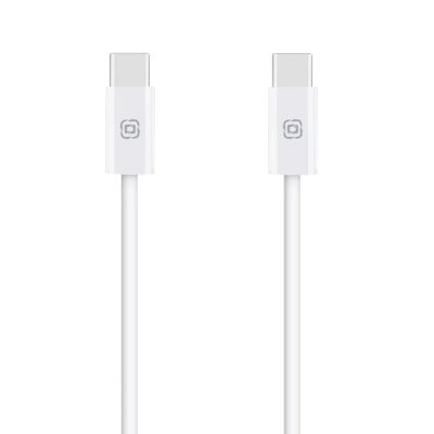 OBAL:ME Super Fast USB-C/USB-C Pletený kabel 100W 2m White