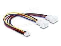 Delock - Napájecí kabel vetráku - JST-PH (F) do 4-pinová PWM (pulsne šírková modulace) (M) - 15 cm
