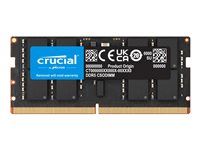 Crucial - DDR5 - modul - 32 GB - SO-DIMM 262 pinů - 3200 MHz / PC5-51200 - CL52 - 1.1 V - nastaveno na taktování - on-die ECC - černá