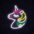 MANTA JEDNOROŽEC II LED Neon plexi dekorace