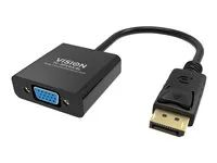 Video adaptér - DisplayPort (M) do HD-15 (VGA) (F) - černá