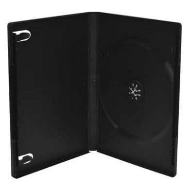 MEDIARANGE Box na 1x CD/DVD/BR 14mm černý, 5 ks