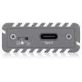 RAIDSONIC ICY Externí box M.2 NVMe grey
